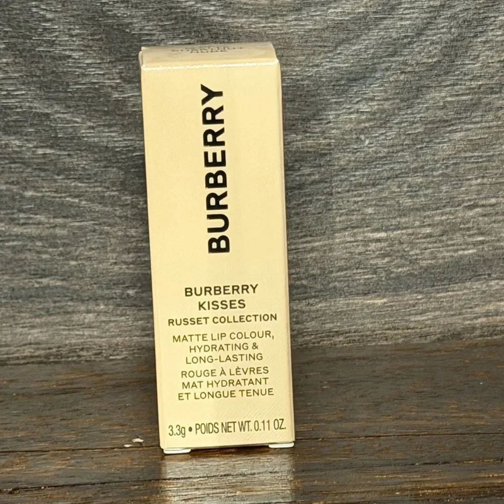 Burberry Kisses Matte Lipstick 09 Chestnut Nude Full Size NEW Russet Collection